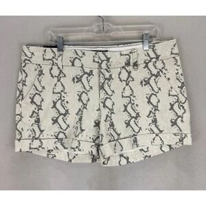 Dear John American Classic Women's‎ Sz 33 Animal Snake Prints Cuffed Shorts NWT